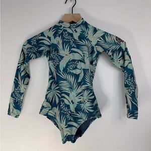 Rip Curl Tropics Long Sleeve UPF Surf Suit Size 6 XXS